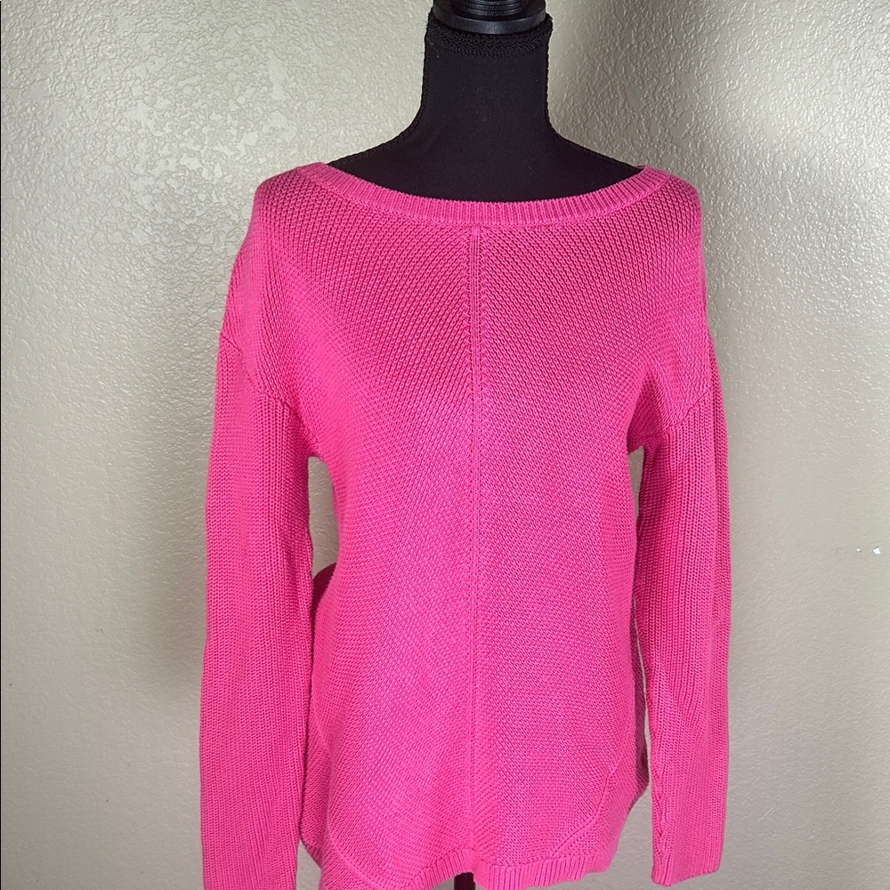 Talbots Pink Long Sleeve Sweater • Women’s Med• Soft Cozy Knit